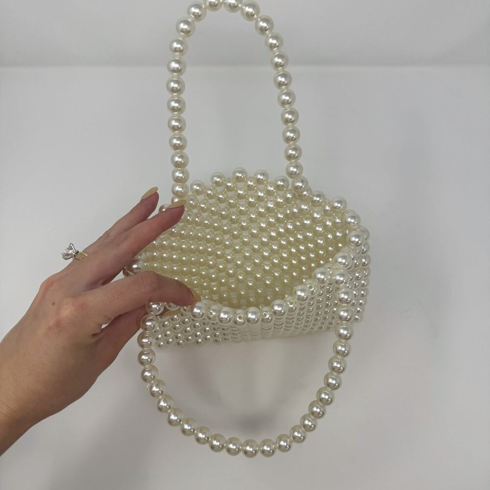 Pearl Beaded Handbag - Picture 2 of 7